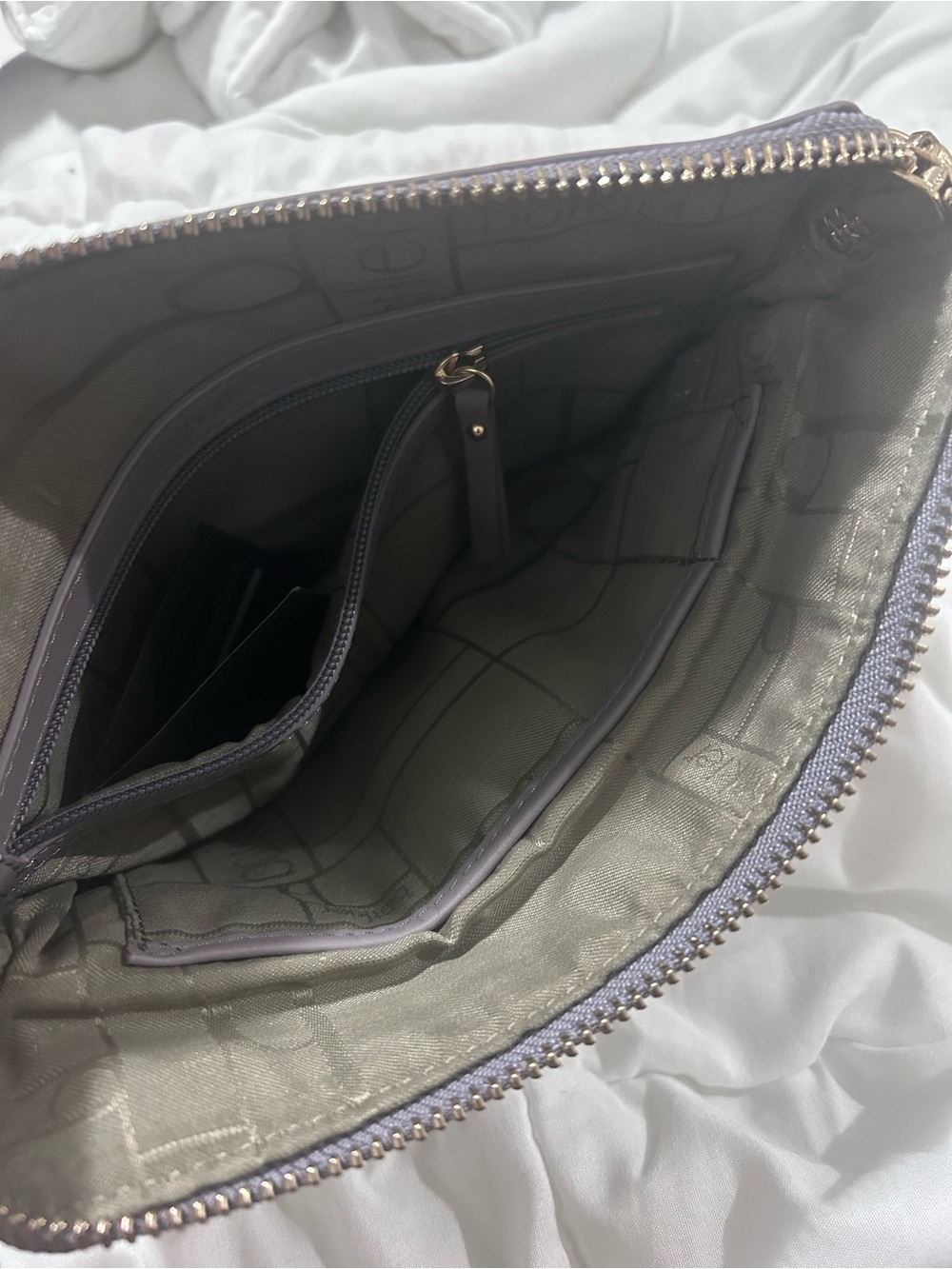 Botkier Envelope Crossbody Clutch with Gold Accent - Picture 6 of 8
